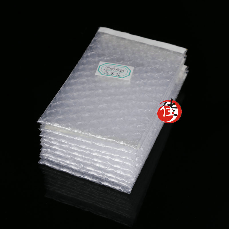 透明氣泡袋，加自粘條